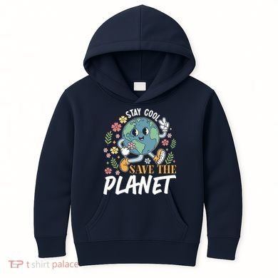 Earth Day Save The Planet Kids Hoodie