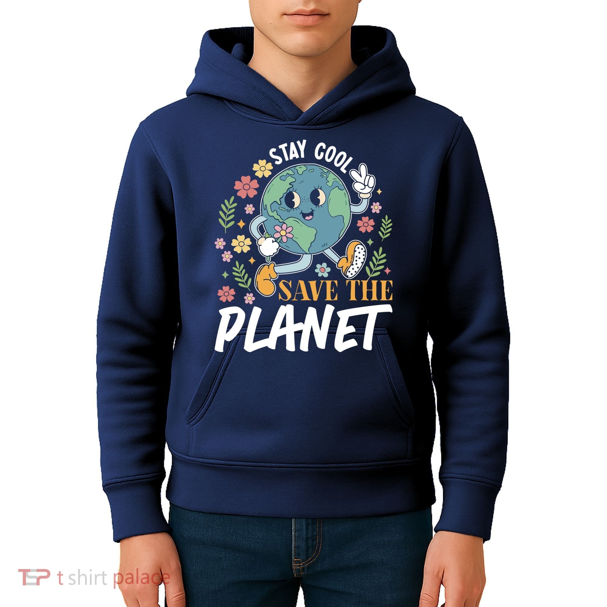 Earth Day Save The Planet Kids Hoodie