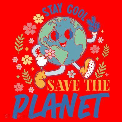 Earth Day Save The Planet Santa Hat