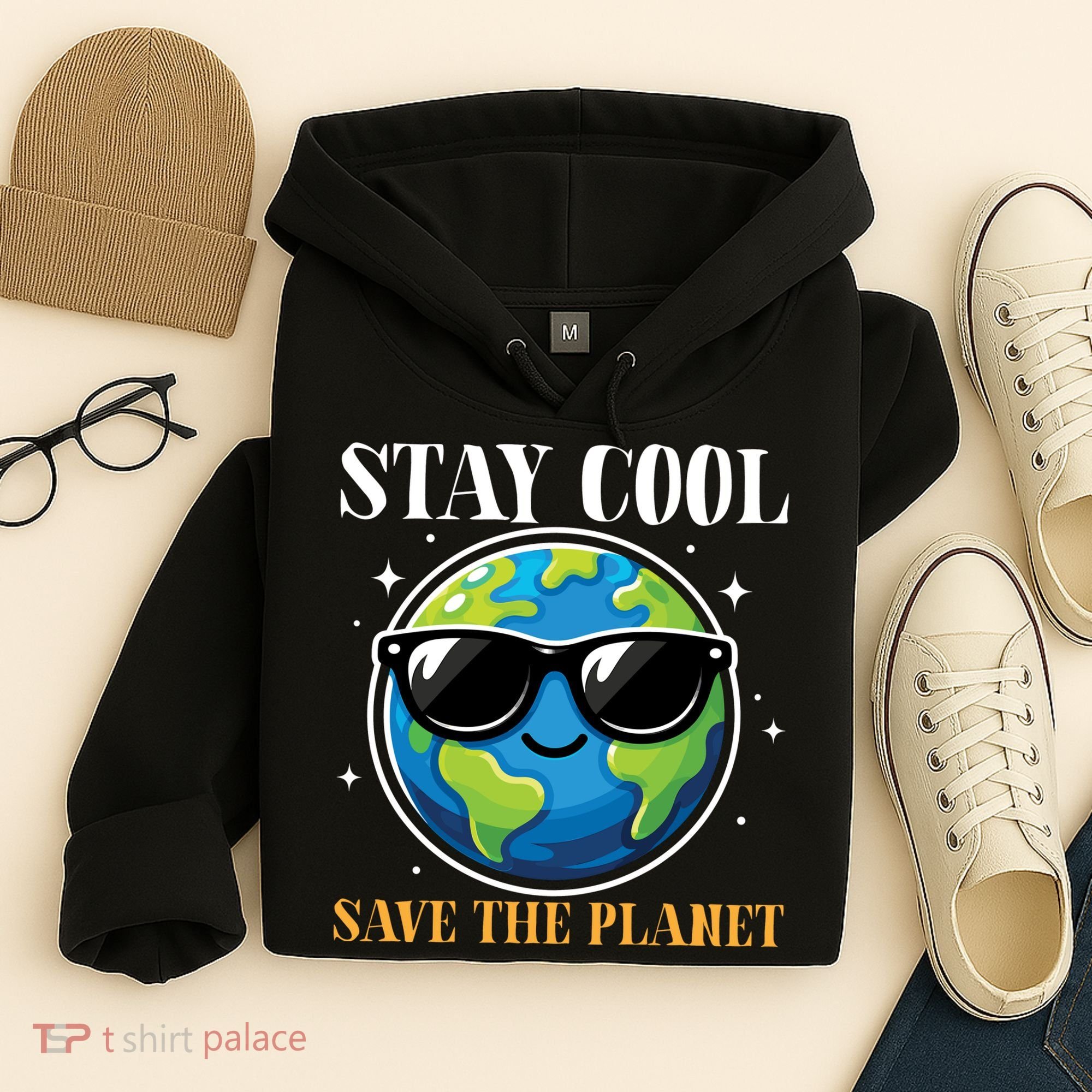 Earth Day Stay Cool Save The Planet Hoodie
