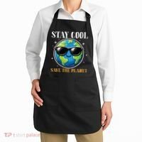 Earth Day Stay Cool Save The Planet Apron thumb 2
