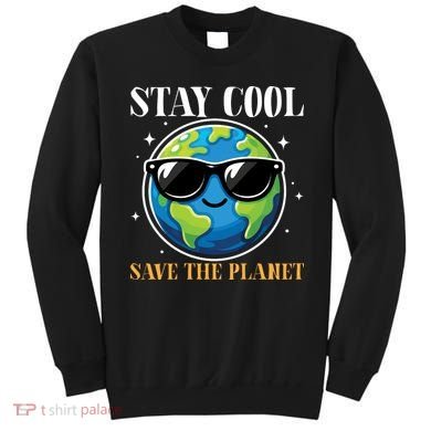 Earth Day Stay Cool Save The Planet Sweatshirt