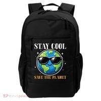 Earth Day Stay Cool Save The Planet Backpack thumb 0