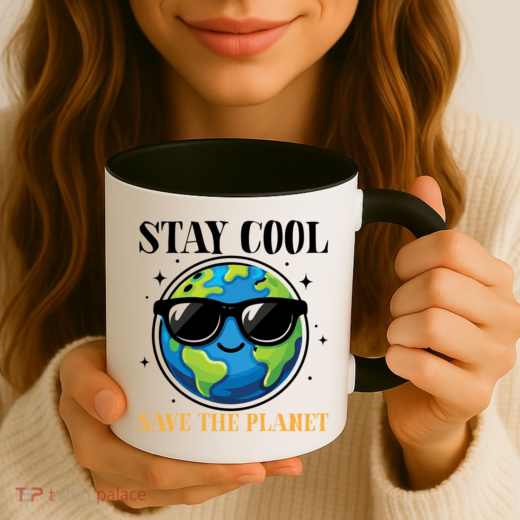 Earth Day Stay Cool Save The Planet Coffee Mug