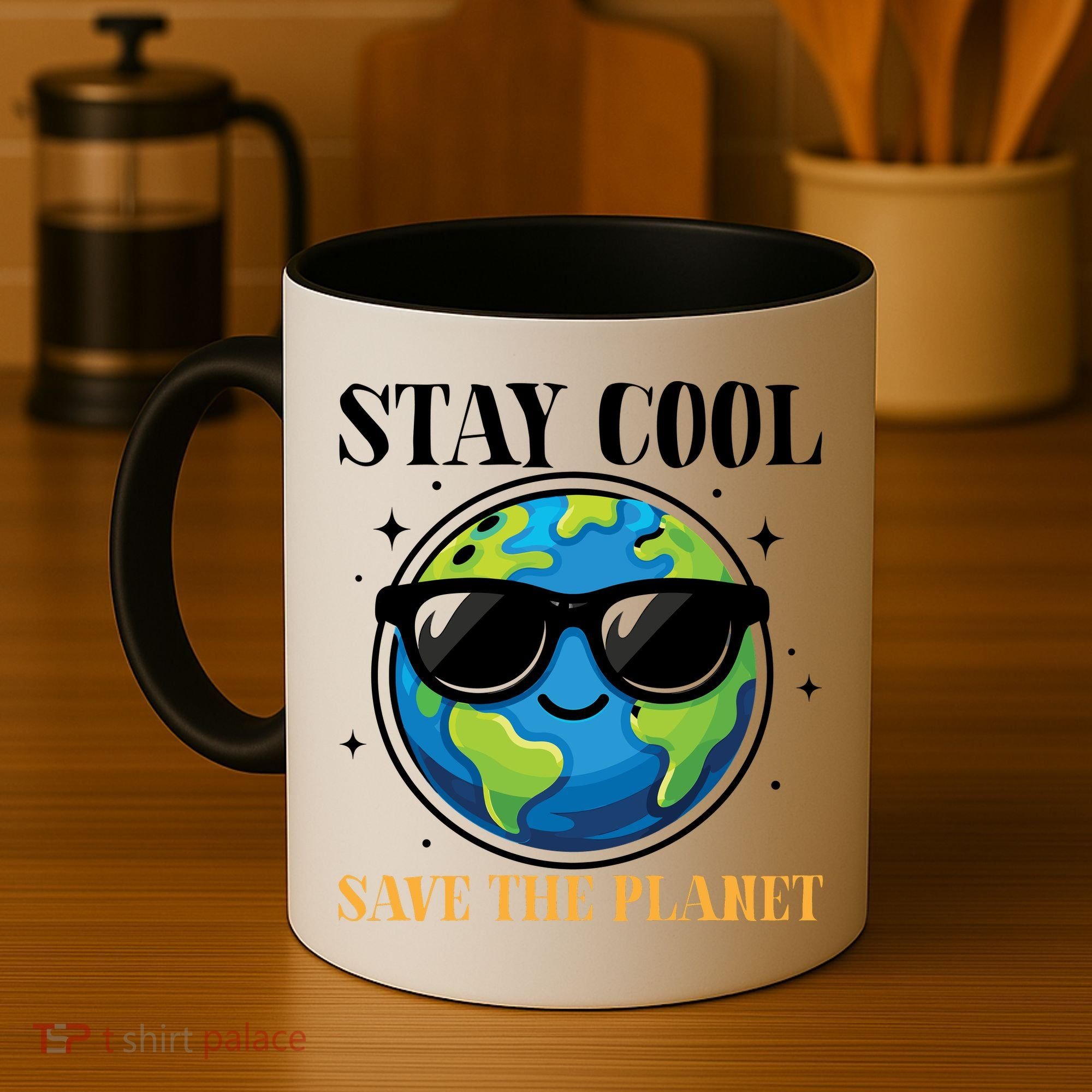 Earth Day Stay Cool Save The Planet Coffee Mug