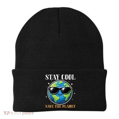 Earth Day Stay Cool Save The Planet Beanie