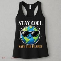 Earth Day Stay Cool Save The Planet Women's Tank Top thumb 3