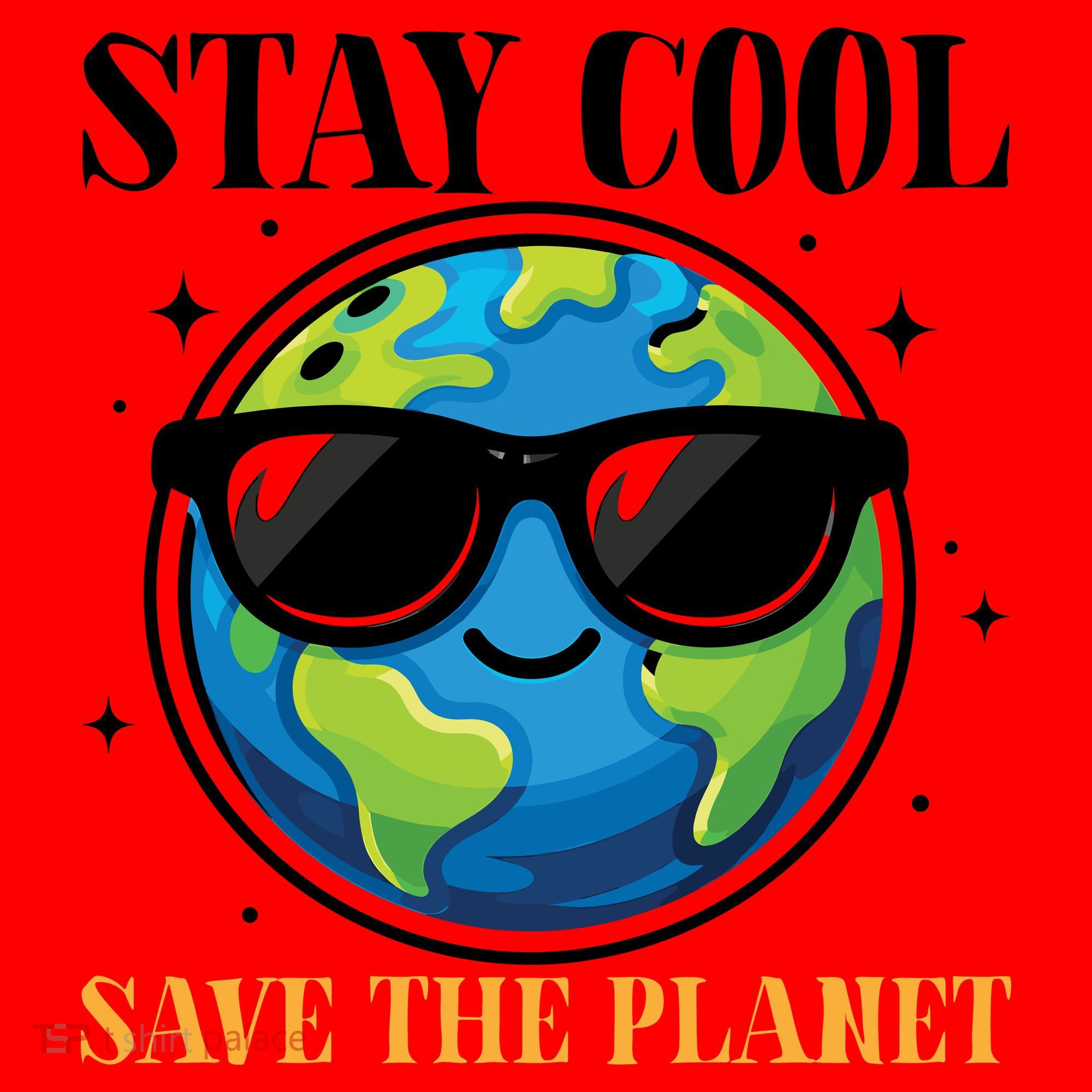 Earth Day Stay Cool Save The Planet Santa Hat