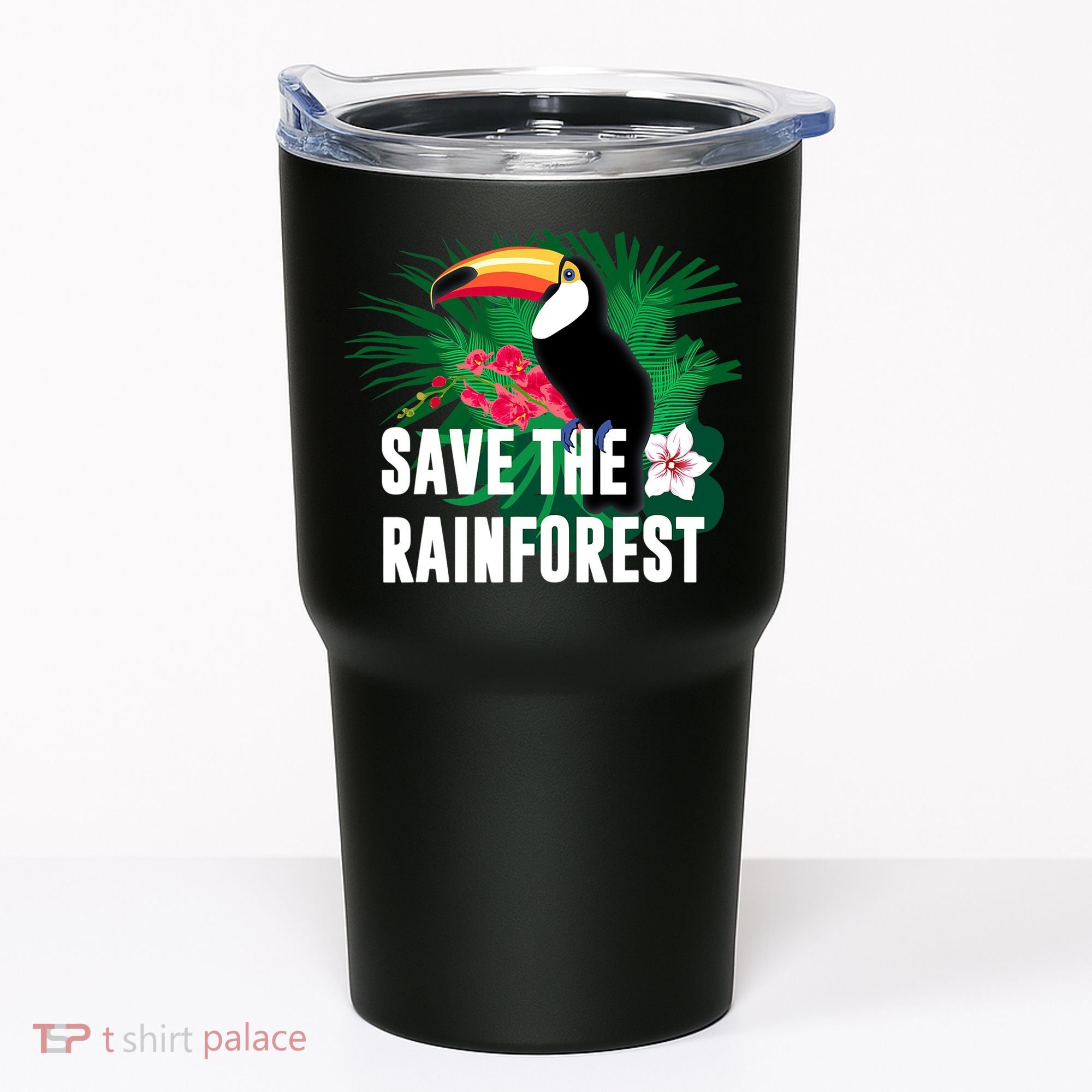 Earth Day Save The Rainforest Tumbler