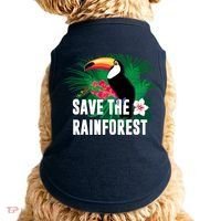 Earth Day Save The Rainforest Doggie Tank thumb 0