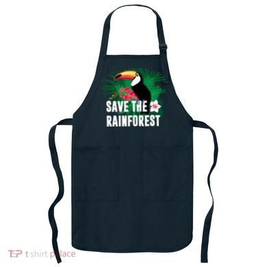 Earth Day Save The Rainforest Apron