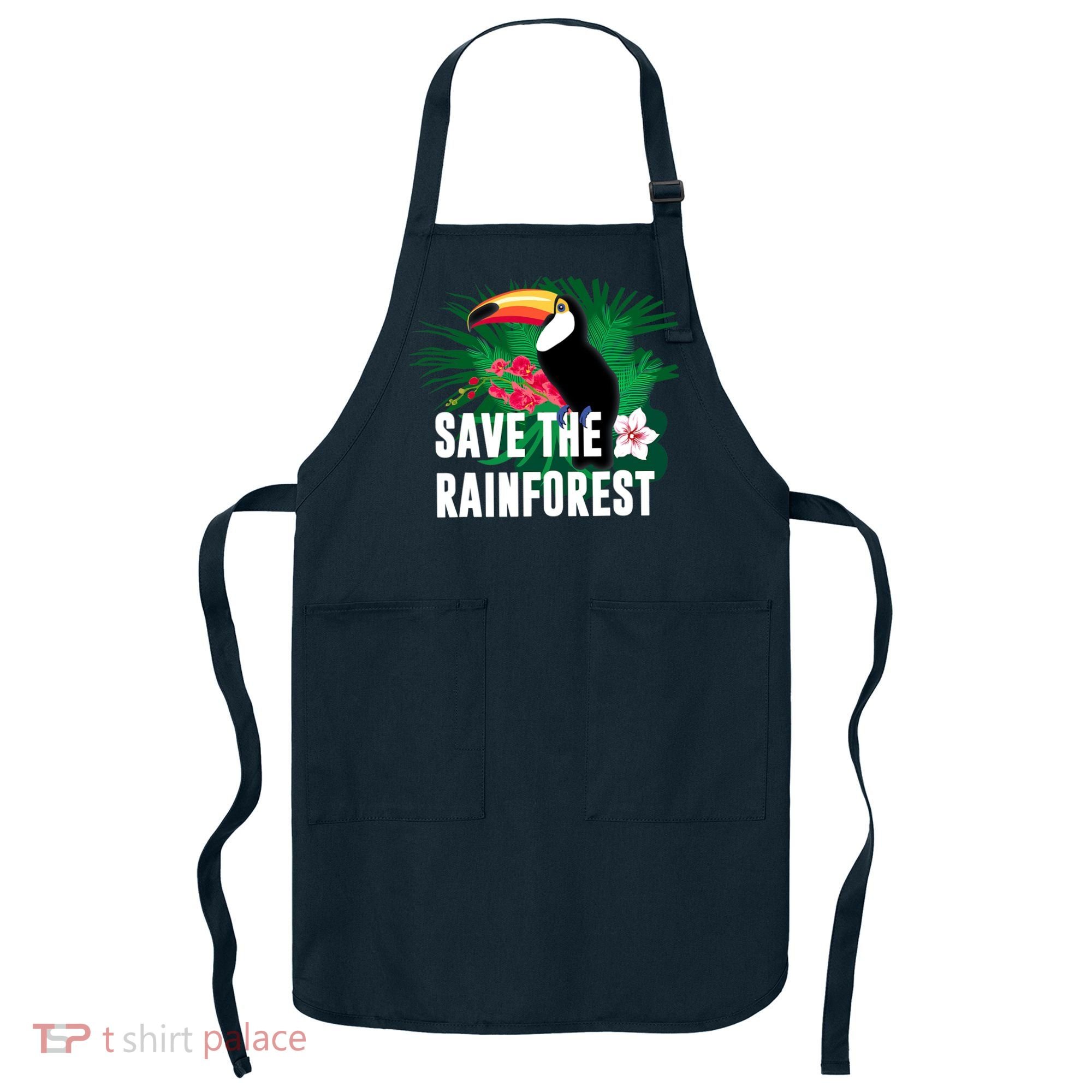 Earth Day Save The Rainforest Apron