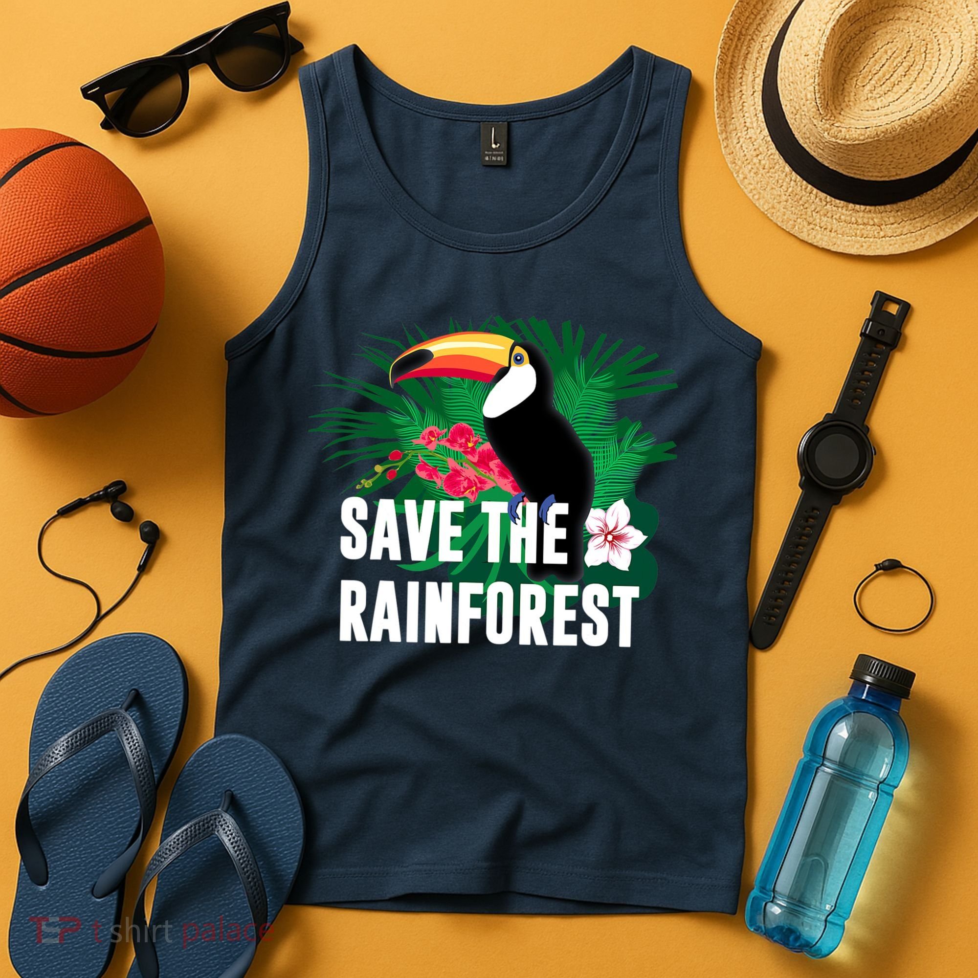 Earth Day Save The Rainforest Tank Top