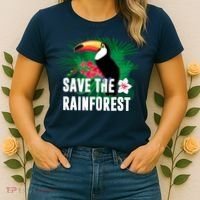 Earth Day Save The Rainforest Women's T-Shirt thumb 2