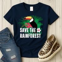 Earth Day Save The Rainforest Women's T-Shirt thumb 3