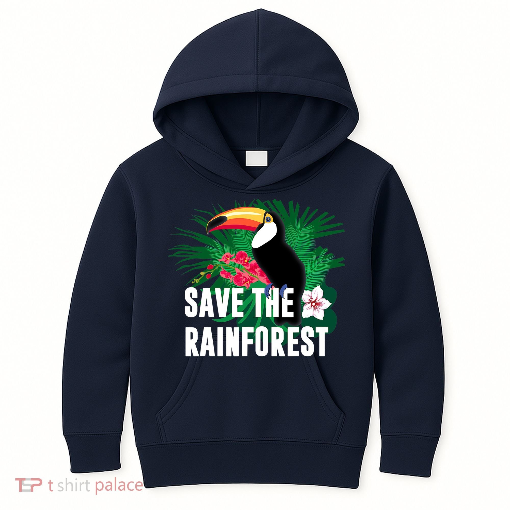 Earth Day Save The Rainforest Kids Hoodie