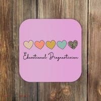 Educational Diagnostician School Psychologist Psychometrist Coaster thumb 0