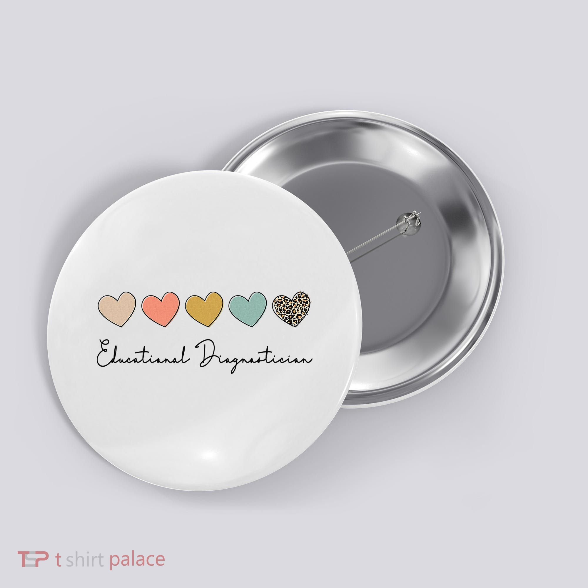 Educational Diagnostician School Psychologist Psychometrist Button
