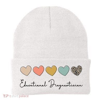 Educational Diagnostician School Psychologist Psychometrist Beanie
