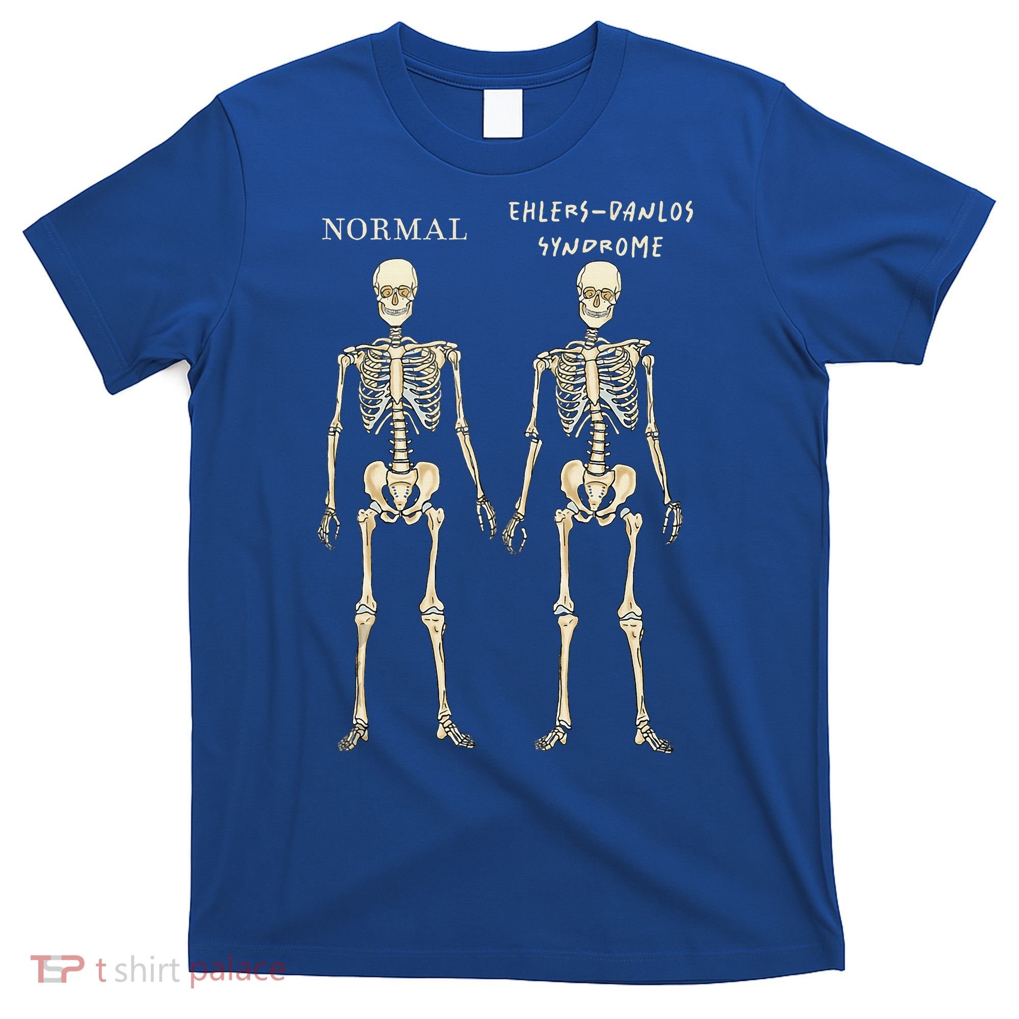 Ehlers Danlos Syndrome Skeletons Zebra Awareness T-Shirt