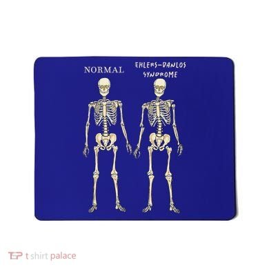 Ehlers Danlos Syndrome Skeletons Zebra Awareness Mousepad