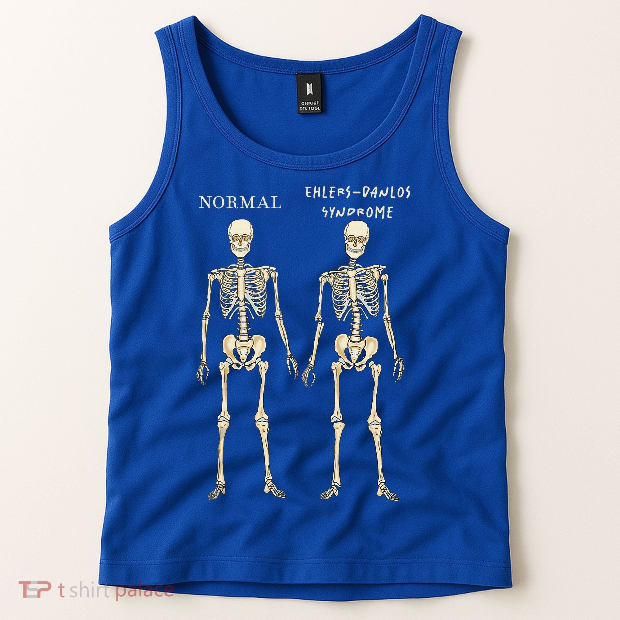 Ehlers Danlos Syndrome Skeletons Zebra Awareness Tank Top