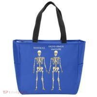 Ehlers Danlos Syndrome Skeletons Zebra Awareness Tote Bag thumb 0