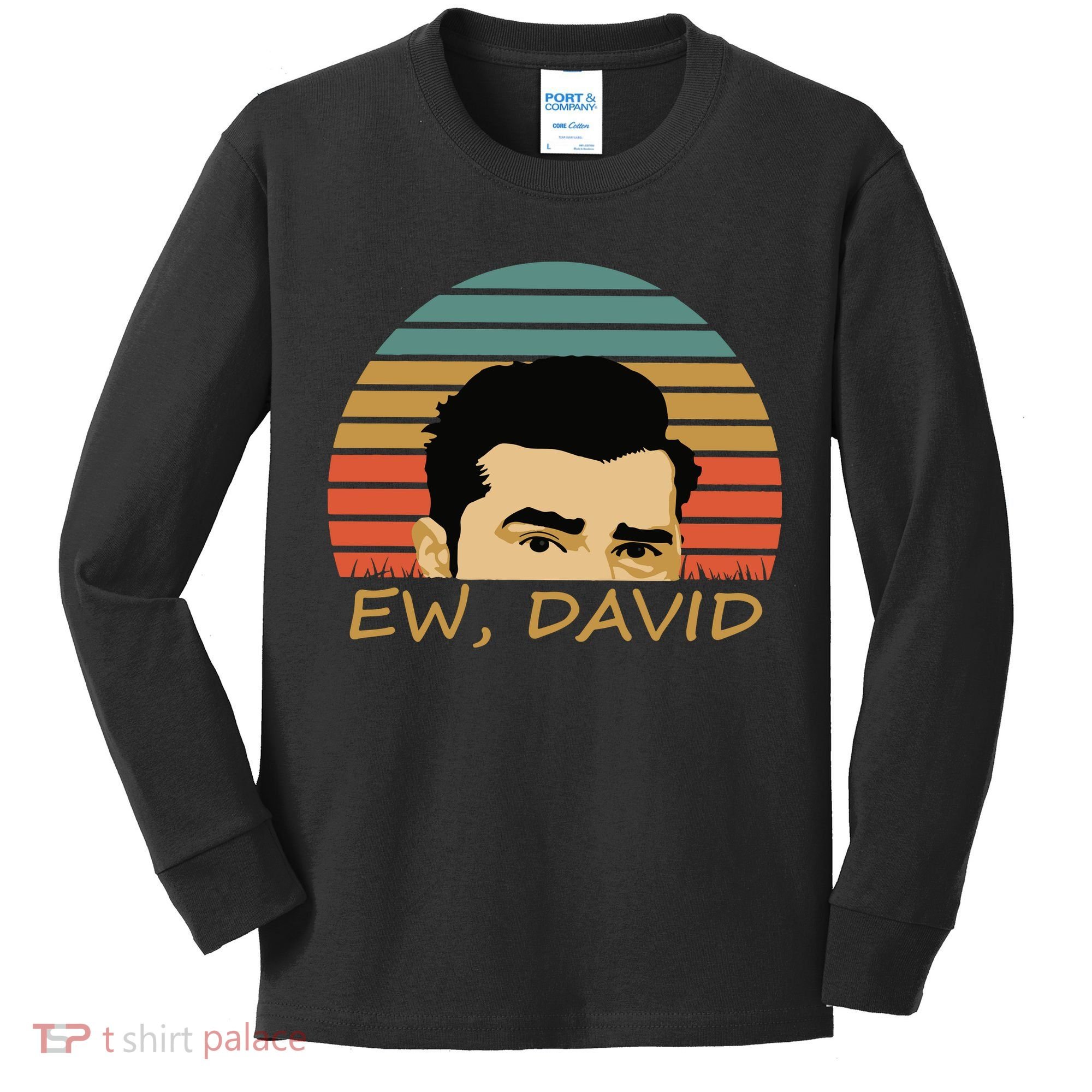 Ew David Schitts Creek David Rose Kids Long Sleeve Shirt