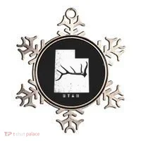 Elk & Deer Shed Antler Hunting Utah Map Ornament thumb 0