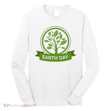 Earth Day Tree Long Sleeve Shirt