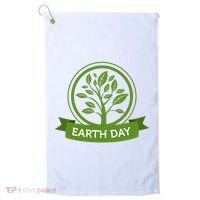 Earth Day Tree Golf Towel thumb 0