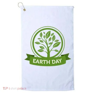 Earth Day Tree Golf Towel