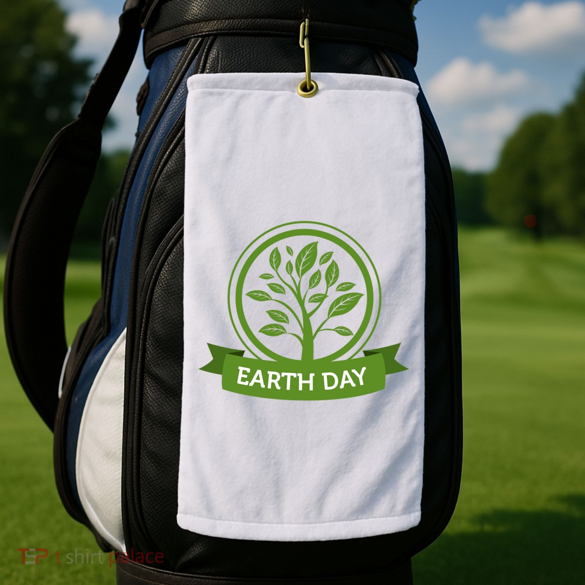 Earth Day Tree Golf Towel