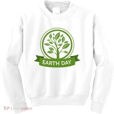 Earth Day Tree Kids Sweatshirt
