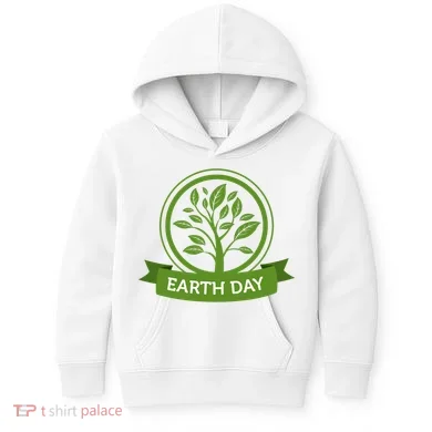 Earth Day Tree Kids Hoodie