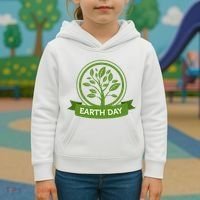 Earth Day Tree Kids Hoodie thumb 3