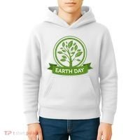 Earth Day Tree Kids Hoodie thumb 4