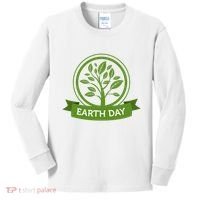 Earth Day Tree Kids Long Sleeve Shirt thumb 0