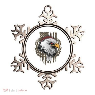 US Military Eagle Dog Tags American Flag Ornament