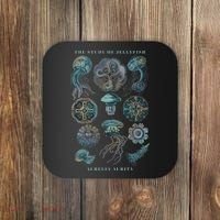 Earth Day The Study Of Jellyfish Coaster thumb 0