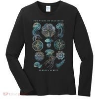 Earth Day The Study Of Jellyfish Women's Long Sleeve Shirt thumb 0