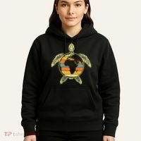 Earth Day Turtle Retro Hoodie thumb 5
