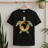 Earth Day Turtle Retro T-Shirt thumb 2