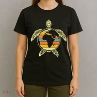 Earth Day Turtle Retro T-Shirt thumb 4