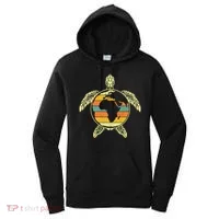 Earth Day Turtle Retro Women's Hoodie thumb 0