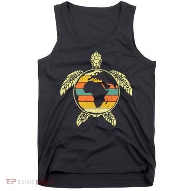 Earth Day Turtle Retro Tank Top