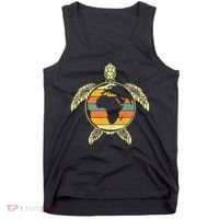 Earth Day Turtle Retro Tank Top thumb 0
