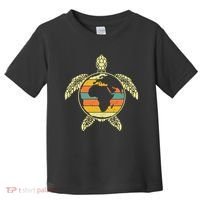 Earth Day Turtle Retro Toddler T-Shirt thumb 0