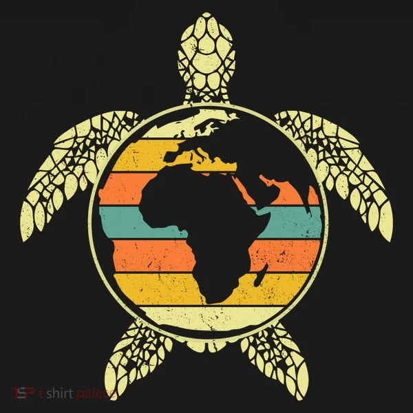 Earth Day Turtle Retro Women's T-Shirt