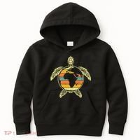 Earth Day Turtle Retro Kids Hoodie thumb 0